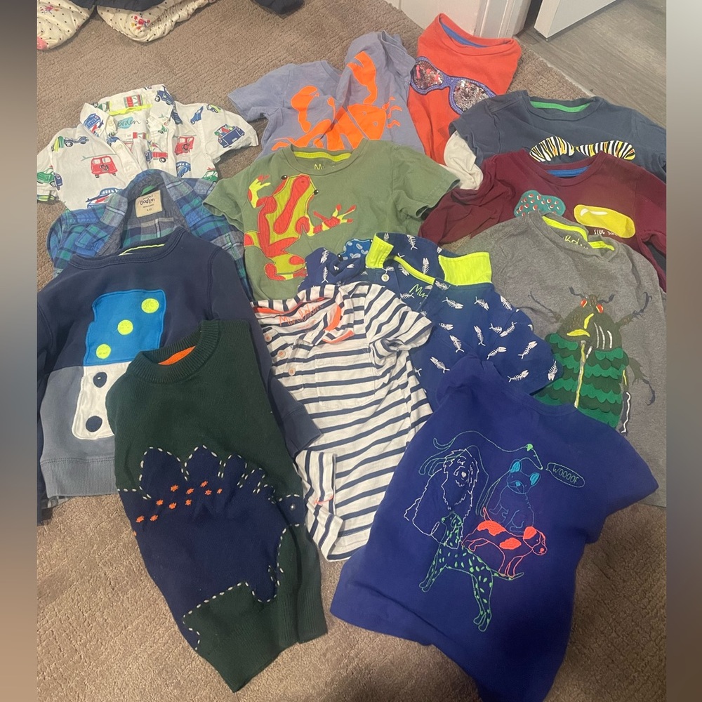 Mini Boden Boys shirt haul - 13 items